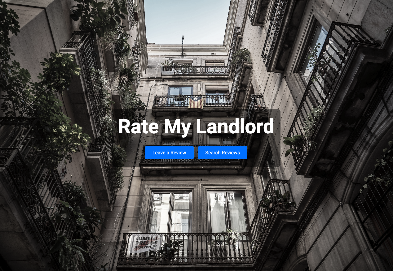 Rental Property Review Platform interface showing property ratings and reviews